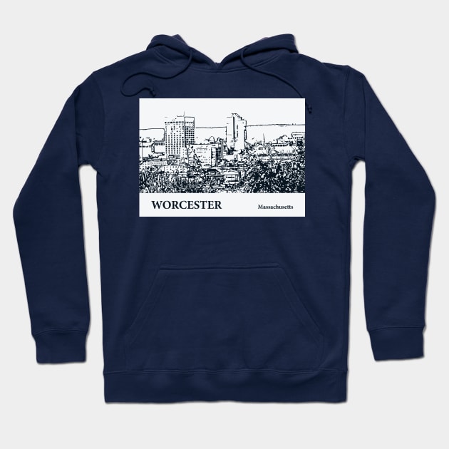 Worcester - Massachusetts Hoodie by Lakeric